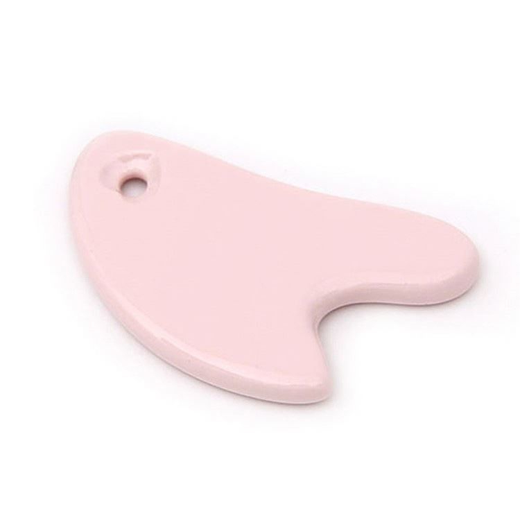 Herramienta de masaje corporal Cerámica Facial Gua Sha Tabla para el cuidado de la piel facial y tratamiento de acupuntura