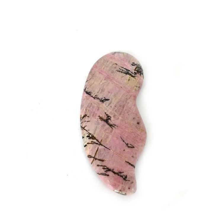 Cuidado de la Salud del Cuerpo Masaje Esencial Rhodochrosite Natural Gua Sha Mascarilla de raspado para la función de cuidado de la salud
