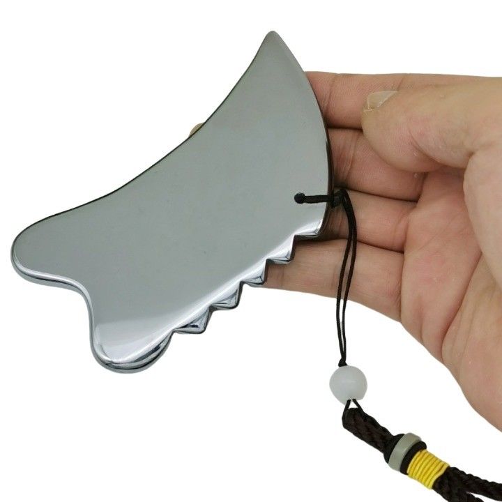Tabla de raspado portátil de placa Gua Sha de terahercios personalizada para raspado y herramientas de masaje facial
