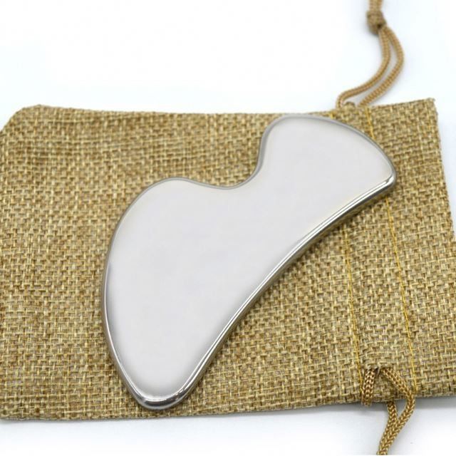 Experimente los beneficios de la placa de Gua Sha de acero inoxidable para la función corporal y la terapia efectiva