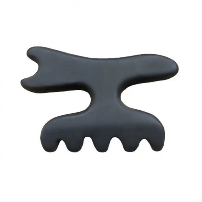Masajeador de pies Gua Sha Terapia Piedra Bian Acupuntura Bastón Universal Herramienta de masaje 112 * 12mm Piedra natural