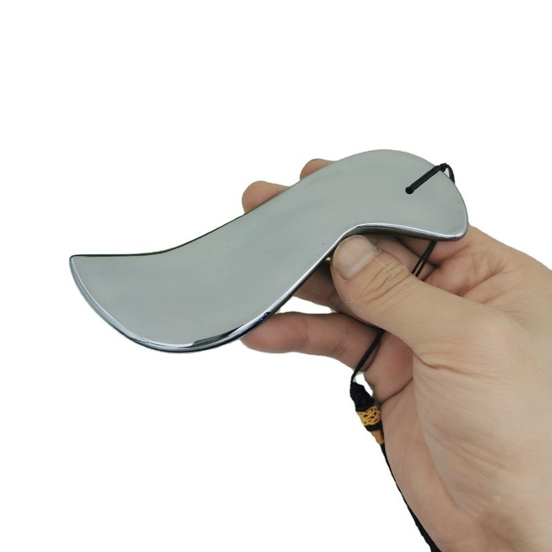 Spa de la piel masajeador de belleza facial de forma S Terahertz Gua Sha Masaje de raspado herramienta con logotipo personalizado disponible