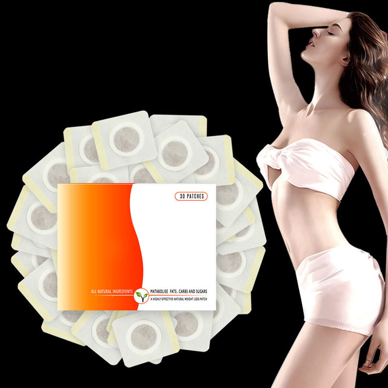 30pcs medicina natural china de hierbas Magneto de adelgazamiento parche quema de grasa pérdida de peso pegatinas cuidado de la salud masajeador corporal