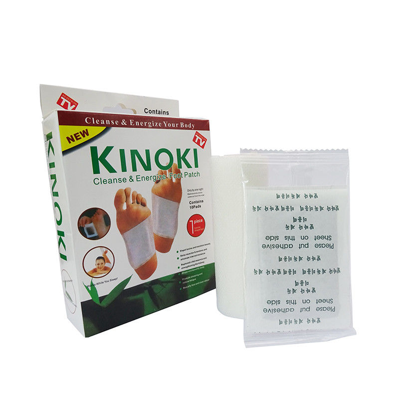 Supuestas almohadillas para los pies Kinoki para la limpieza y desintoxicación 10 paquetes de fórmula natural y orgánica para la eliminación de toxinas