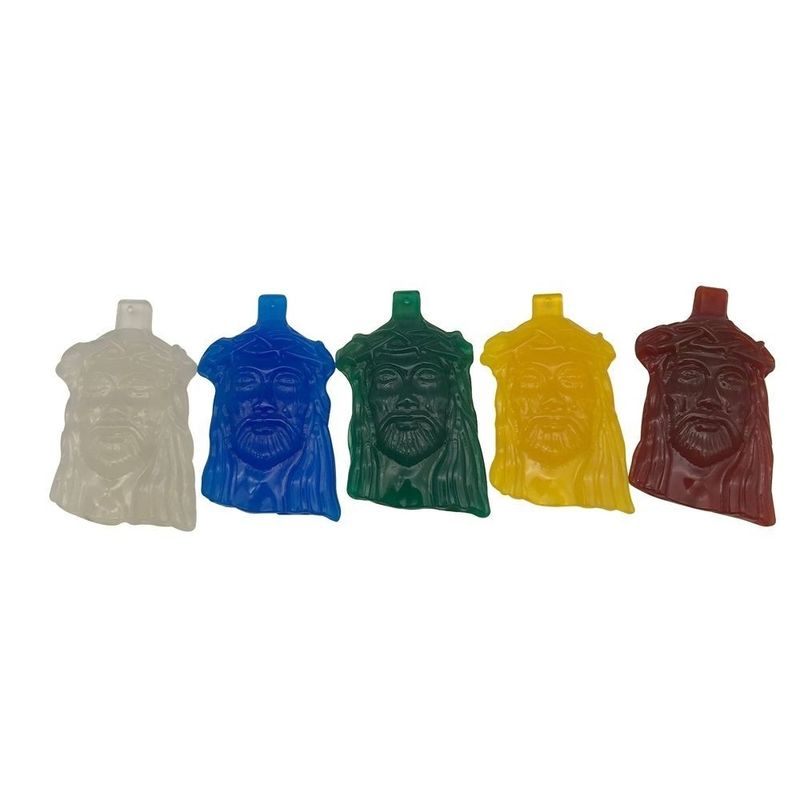 Mejorar su Feng Shui con personalizar el collar de jade natural colgante encantamientos micro Jesús Cristo cruz colgante de ágata