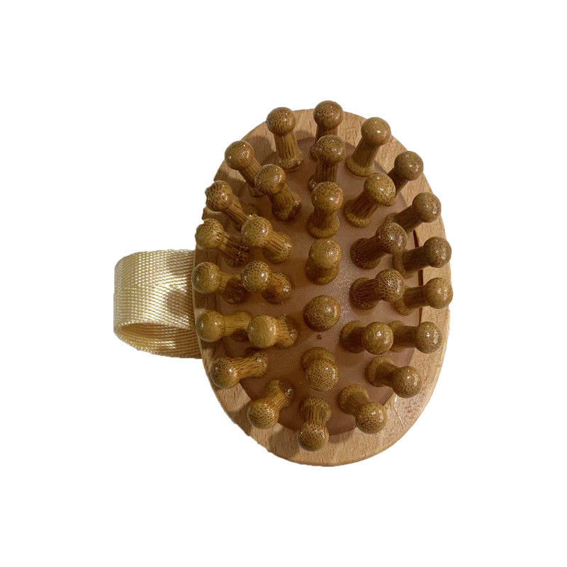 Propiedades Equipo de masaje para la cabeza Llegadas 100% de pincel de bambú puro Masaje popular Cojín de aire de madera de haya Peinillo para boca ancha