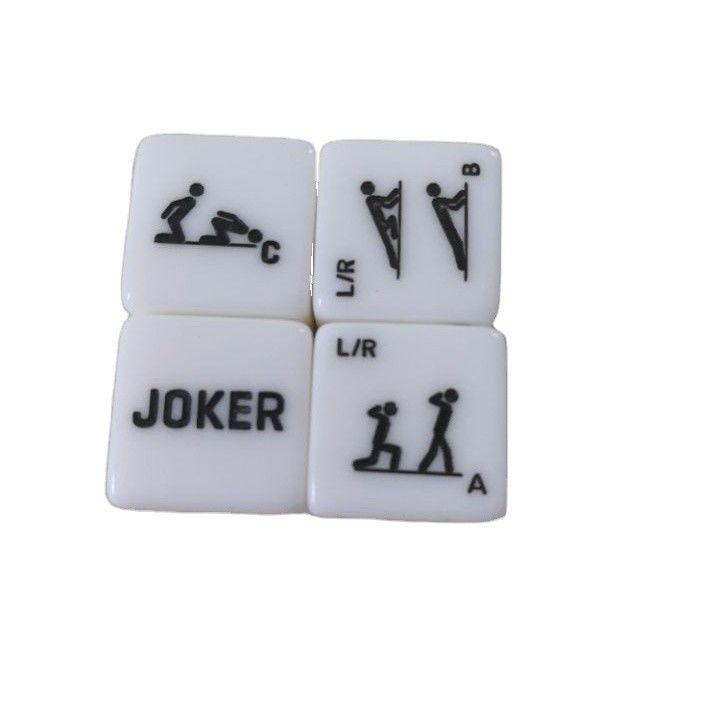 25mm Jade Six Sides Fitness Dice para el entrenamiento del ejercicio Deporte Entretenimiento Juegos Mejorar su entrenamiento