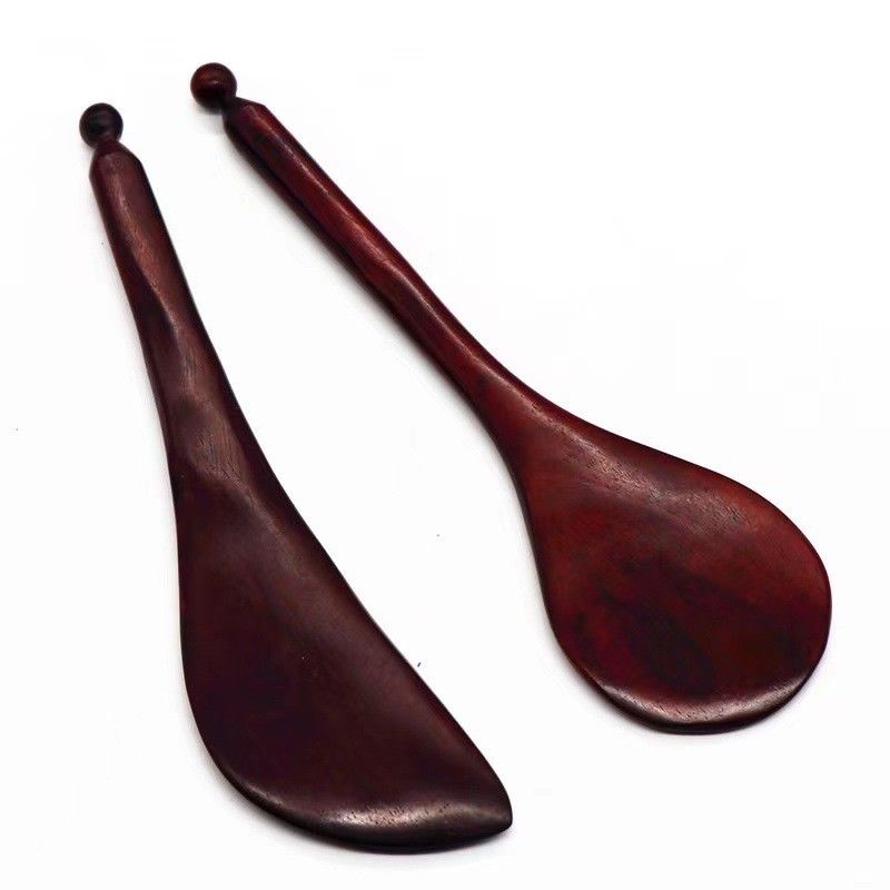 El color rojo de la madera de rosa Gua Sha Pen Logotipo personalizado disponible para la terapia de salud corporal y el bastón de masaje de acupuntura