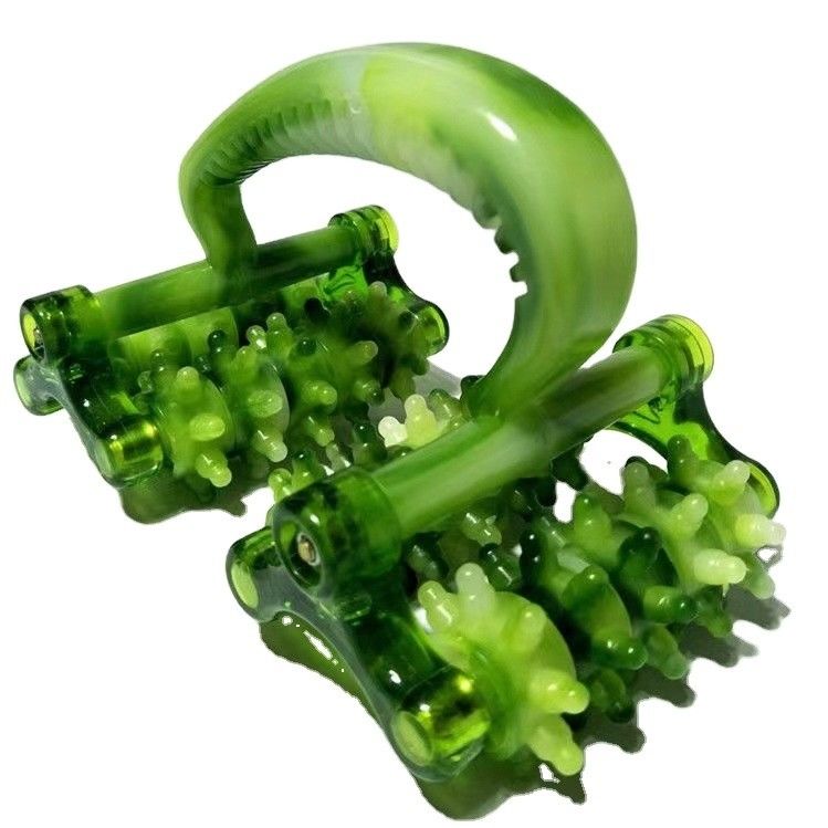 Masaje de cuerpo entero para el hogar Mini Rueda lunar multifuncional de cuatro ruedas con masajeador de cuello de piernas de tipo rodante