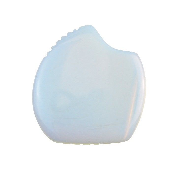 Masajista de opalita Guasha Cuello Cuidado de la piel del rostro Spa Estiramiento facial Belleza Concha Forma Natural Opal Gua Sha Herramienta de masaje facial