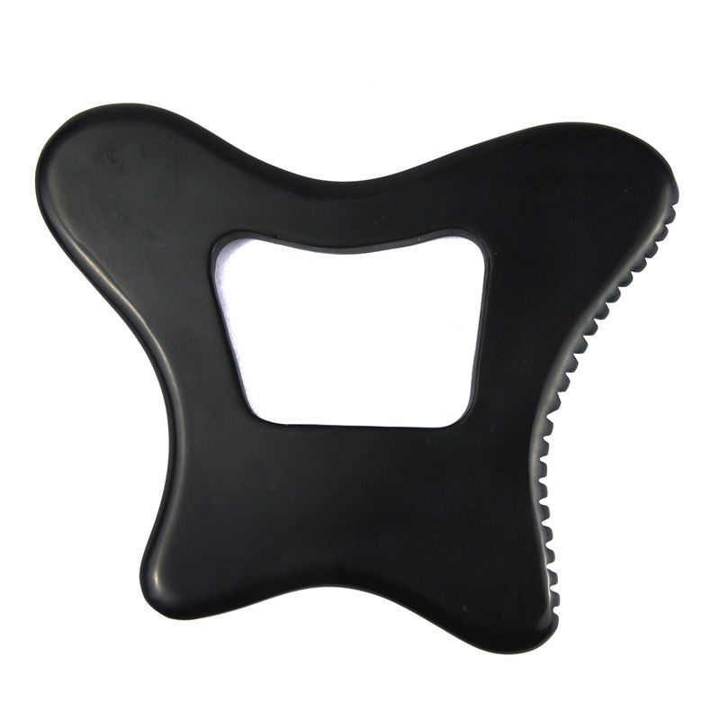 Masaje corporal 2024 100% natural de piedra blanca Negro Masaje Guasha Herramientas de masaje facial Jade Guasha Tabla de piedra