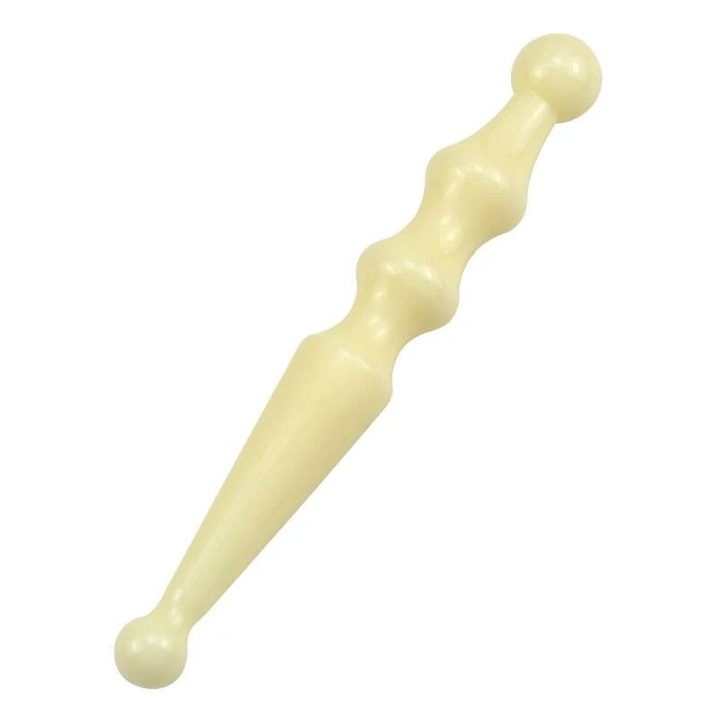 Pluma de masaje Resina natural Masajeador de pies Bastón de espalda Acupuntura Medicina china Guasha herramienta de belleza para masaje facial