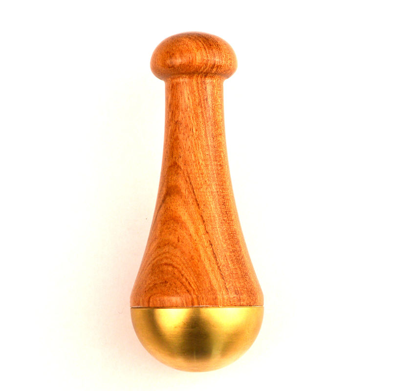 Tratamiento de masaje corporal de mano Kansa Varitas de latón Gua Sha bastón de masaje con logotipo personalizado disponible