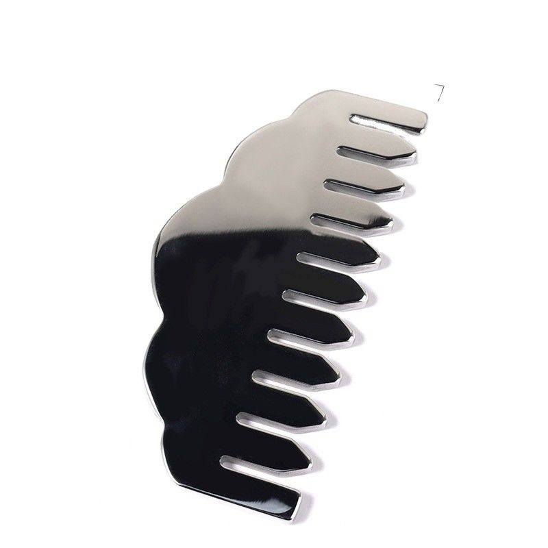 Equipo de masaje para la cabeza herramientas de masaje personalizadas para la cara de rodillos de masaje de metal Guasha Comb 304 de acero inoxidable Guasha Comb