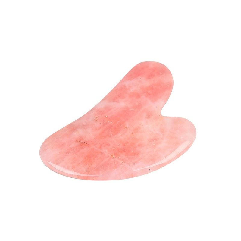 OEM ODM Pink Quartz Gua Sha Set Producto de belleza más vendido con masajeador facial rosa y herramienta de raspado de masaje