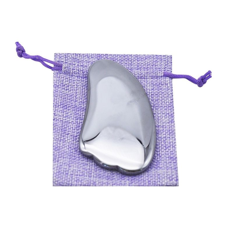 Drenaje linfático facial Terahertz Gua Sha herramienta de masaje suave y portátil para hombres mujeres