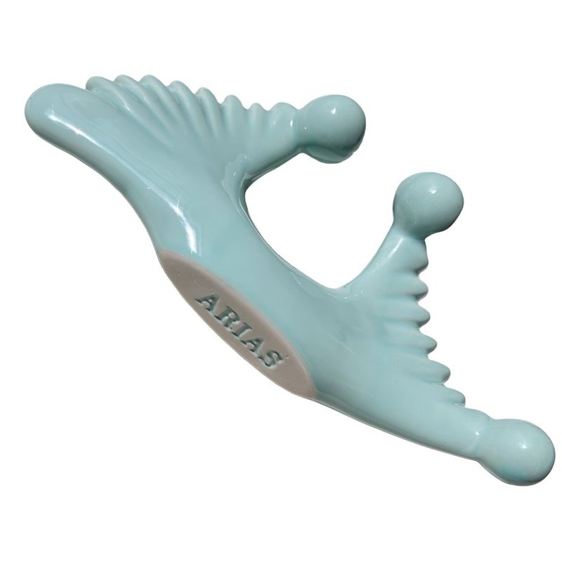 Masaje muscular Cerámica Gua Sha Board Máquina de terapia anti celulitis para herramientas de masaje facial azul