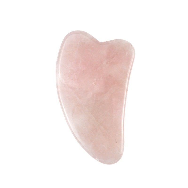 Herramienta de masaje muscular 2024 Rose Quartz Gua Sha Natural de piel de cristal Guasha Masajista de belleza para el levantamiento facial y antienvejecimiento