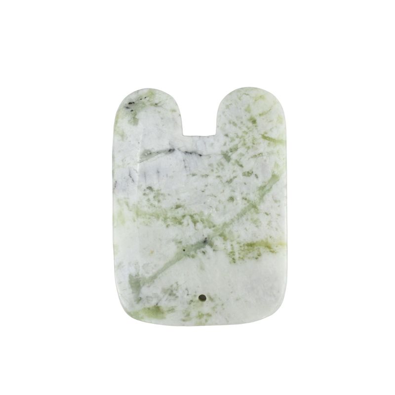 Herramienta de masaje de belleza facial 2024 U Forma Natural Xiuyan Jade Gua Sha Scraping Board con función de masaje muscular