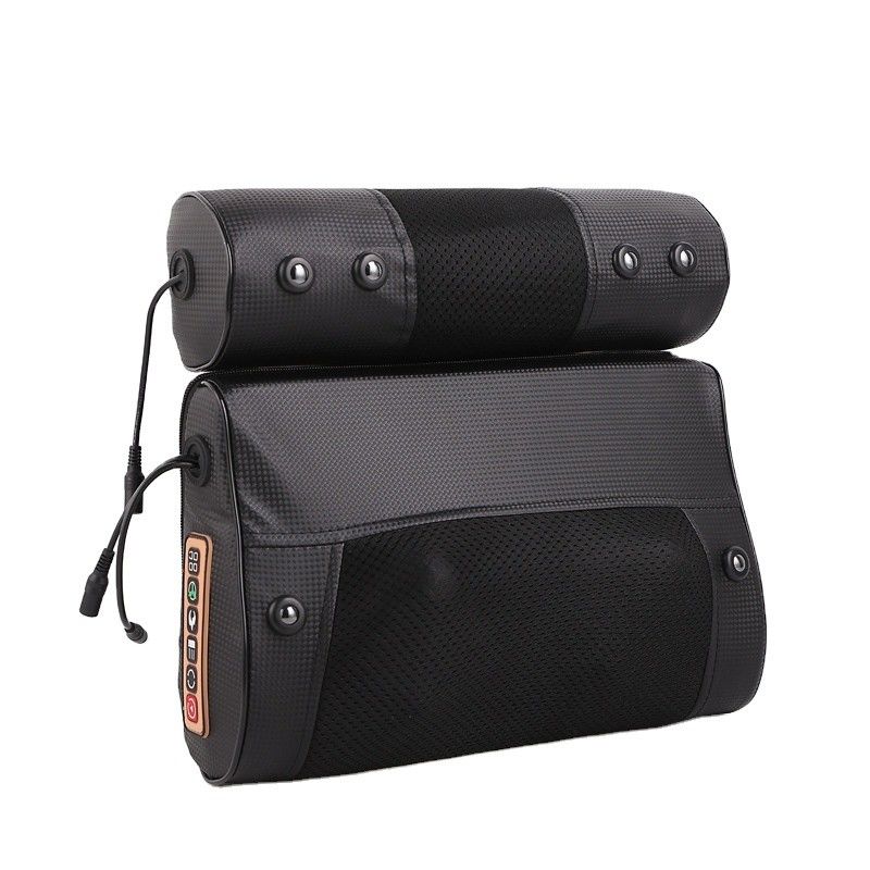 2023 Home Electric Neck Cushion Shiatsu Masajista de espalda con función de calor y logotipo personalizado disponible almohada de masaje