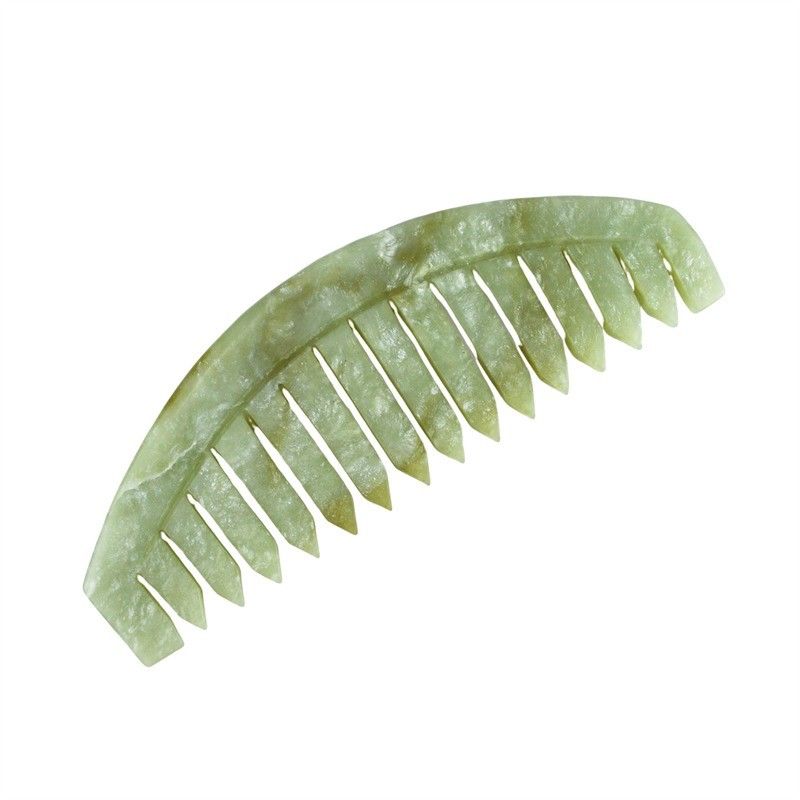 Peinillo de masaje de jade Xiuyan para Gua Sha Cuidado de la cara y la cabeza Relajante