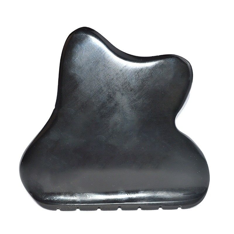 Herramienta de masaje corporal 2024 Tendencia Natural Piedra Bian Negro Gua Sha Tabla de raspado para rejuvenecimiento Facial Spa