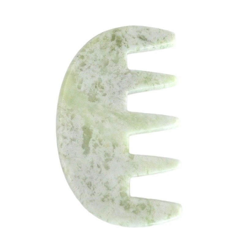 Masaje muscular 100% natural Xiuyan Jade Gua Sha raspado peine Guasha piedra masaje facial cuerpo Spa cuidado de la piel herramienta de belleza