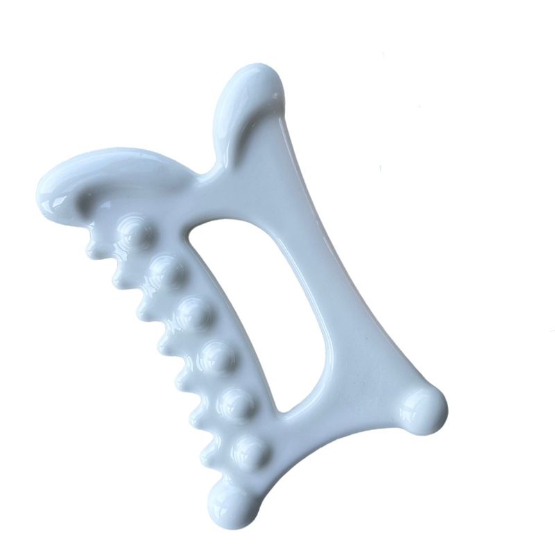 Style Cerámica Gua Sha Piedra para masaje muscular en el cuerpo Cuello Cara Auto Cuidado de la piel Spa Todo el cuerpo relajante