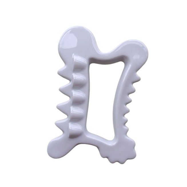 Herramientas de masaje de logotipo personalizado Herramienta de raspado de Gua Sha de cerámica microcristalina para relajar el cuerpo y la cara