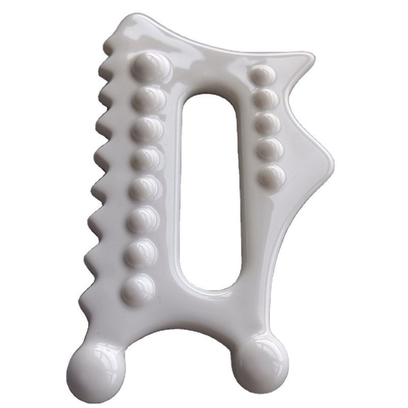 Masaje corporal Mejor vendedor de mano de levantamiento de cara del cuerpo adelgazamiento raspador Guasha herramienta raspador SPA masaje tabla de cerámica Gua Sha