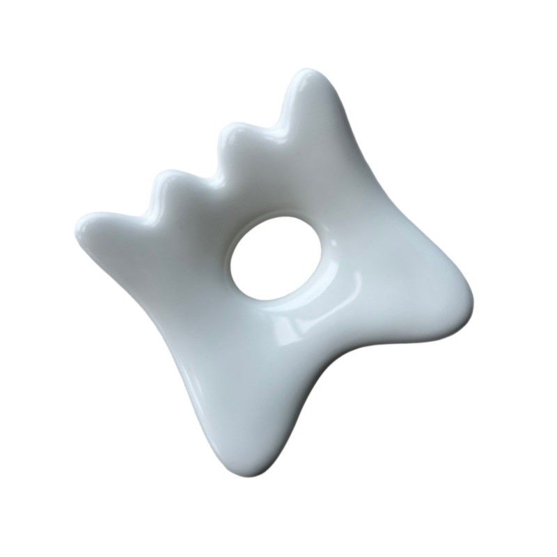 Equipo de masaje corporal Mini Cerámica Gua Sha Tableta de masaje para drenaje linfático y belleza facial Spa de cuidado de la piel