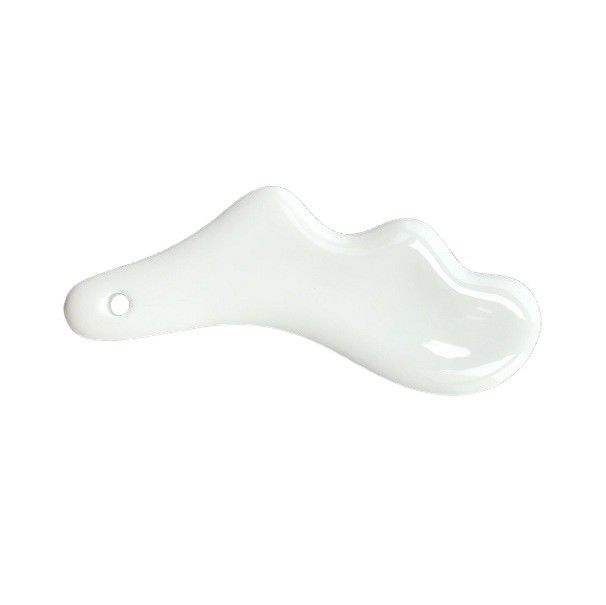 Logotipo personalizado disponible en forma de nube Cerámica Gua Sha Piedra para estiramiento facial Equipo de belleza