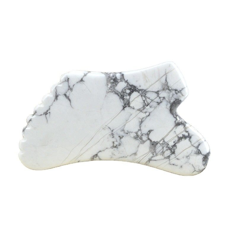 Equipo de masaje de salud corporal 2024 Howlite Gua Sha Tabla de raspado para herramienta de belleza