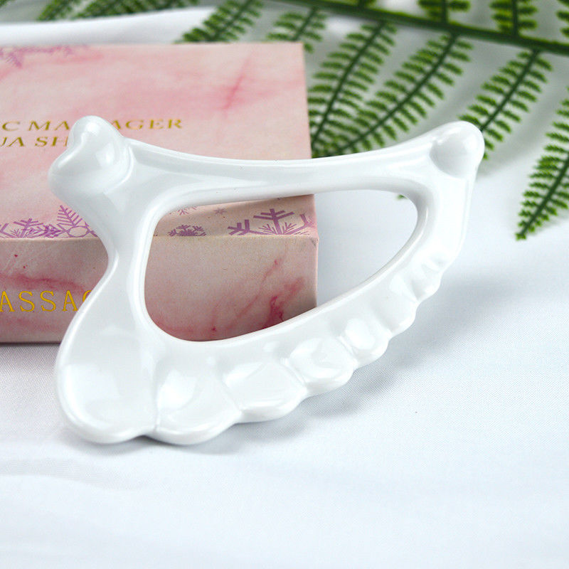 OEM/ODM Acceptable Masajista de Gua Sha Cerámico para Escultura Corporal de Estilo Coreano y Drenaje Linfático