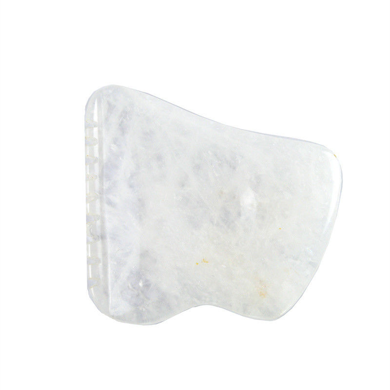 Herramienta de tablero en forma de Gua Sha de cuarzo claro para la salud de la piel de la cara y el cuello OEM/ODM aceptado