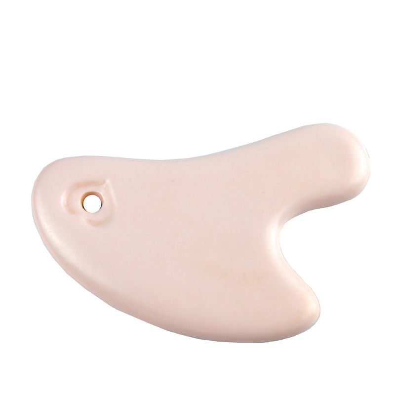 2024 Tabla de rascado de cerámica Gua Sha en forma de corazón La herramienta perfecta para masaje corporal y rejuvenecimiento facial