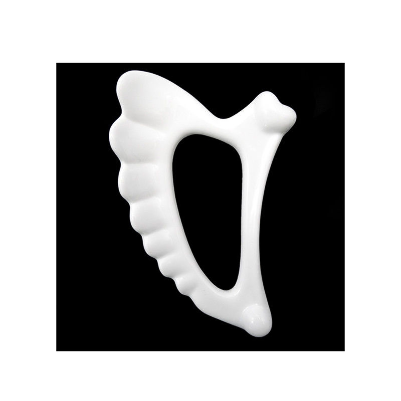 Terapia facial Tabla de cerámica Gua Sha Logotipo personalizado para herramienta de masaje facial Terapia física
