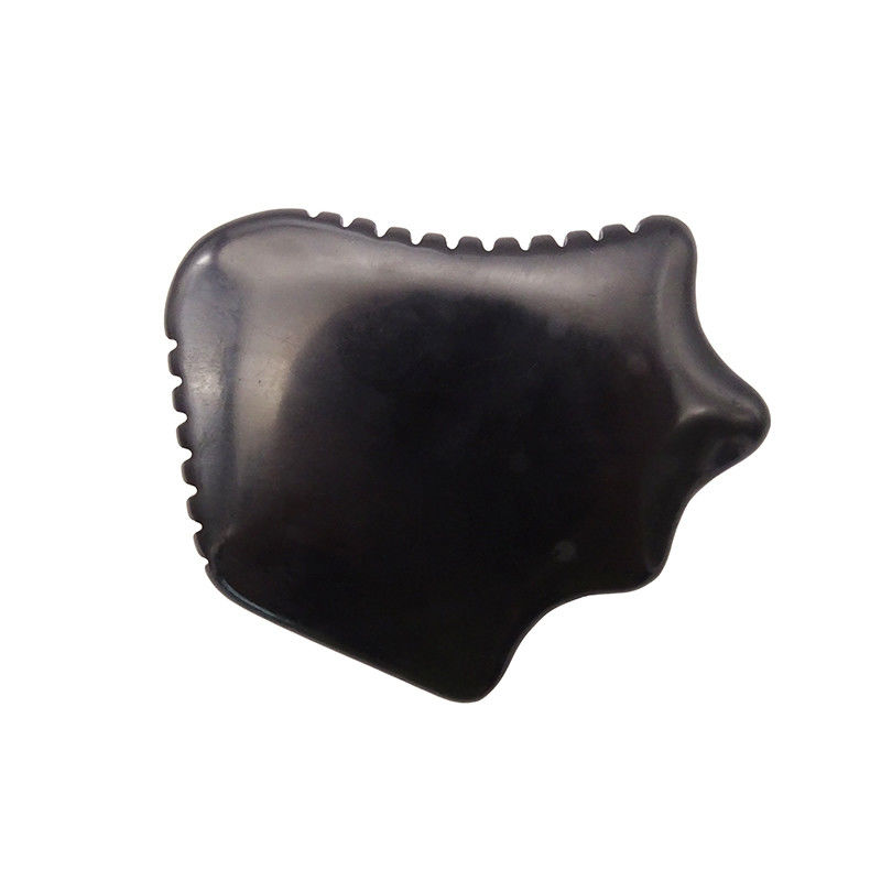Tabla de Gua Sha Negro Obsidiano Natural para Masaje Facial de la espalda Relajación Terapia Guasha Herramienta Cuidado de la piel Raspado