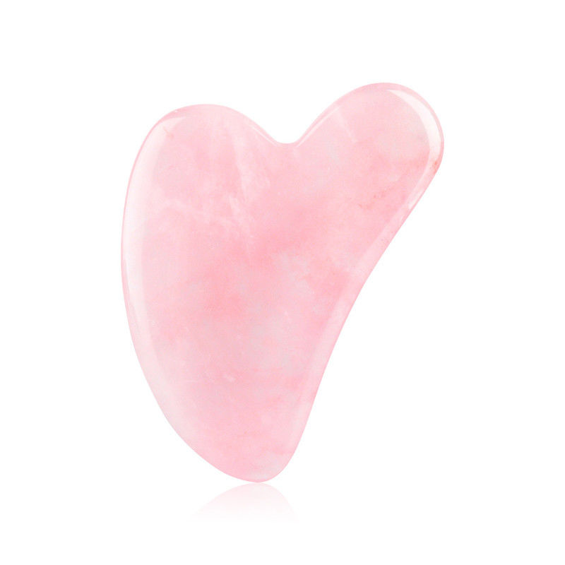 Herramienta portátil de masaje de piedra de Gua Sha de jade natural para cara cuello levantamiento de la piel eliminación de arrugas cuidado de la belleza terapia física