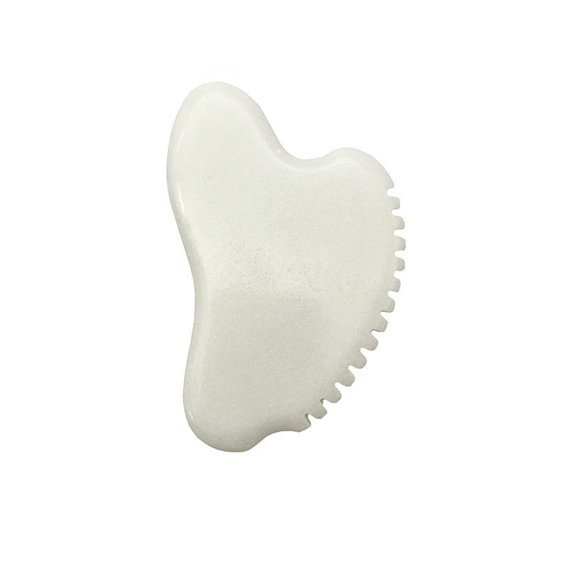 Masajeador facial portátil Gua Sha Scraper Natural Jade Stone Cuidado de la piel Masajeador para el Cuerpo Cuello espalda Belleza Salud Ojo SPA