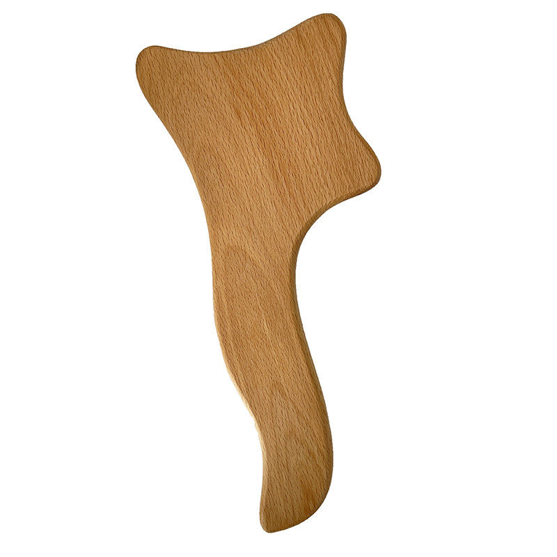 Roller muscular de madera de haya para cosmetología corporal alivio del dolor y drenaje linfático masaje terapia masajista