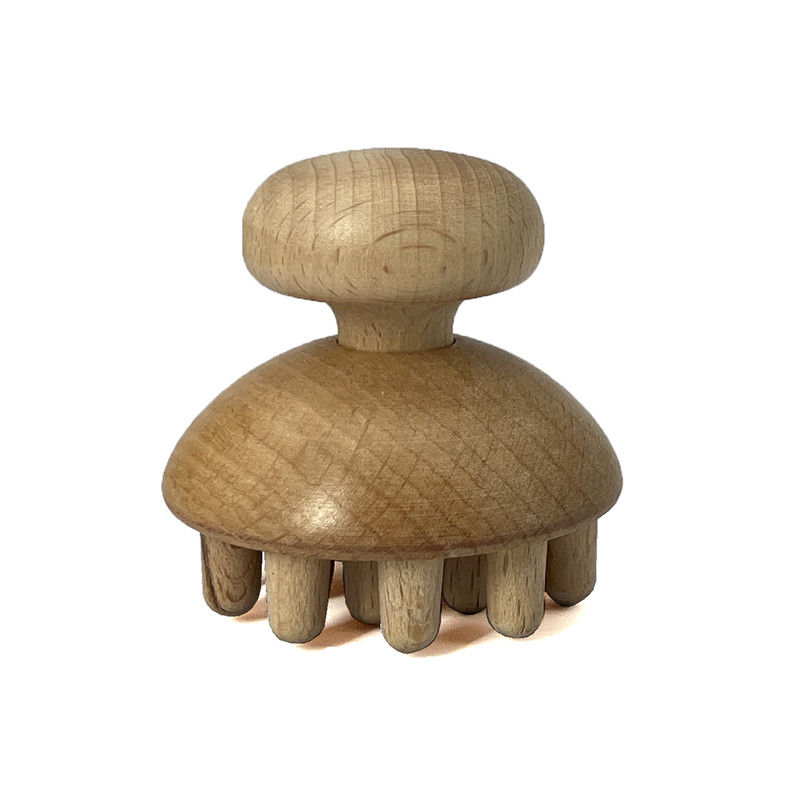 Tabla de Guasha de Cabeza de Madera para Cosmetología Herramienta de masaje Anticelulitis Drenaje linfático Formación corporal Terapia de madera