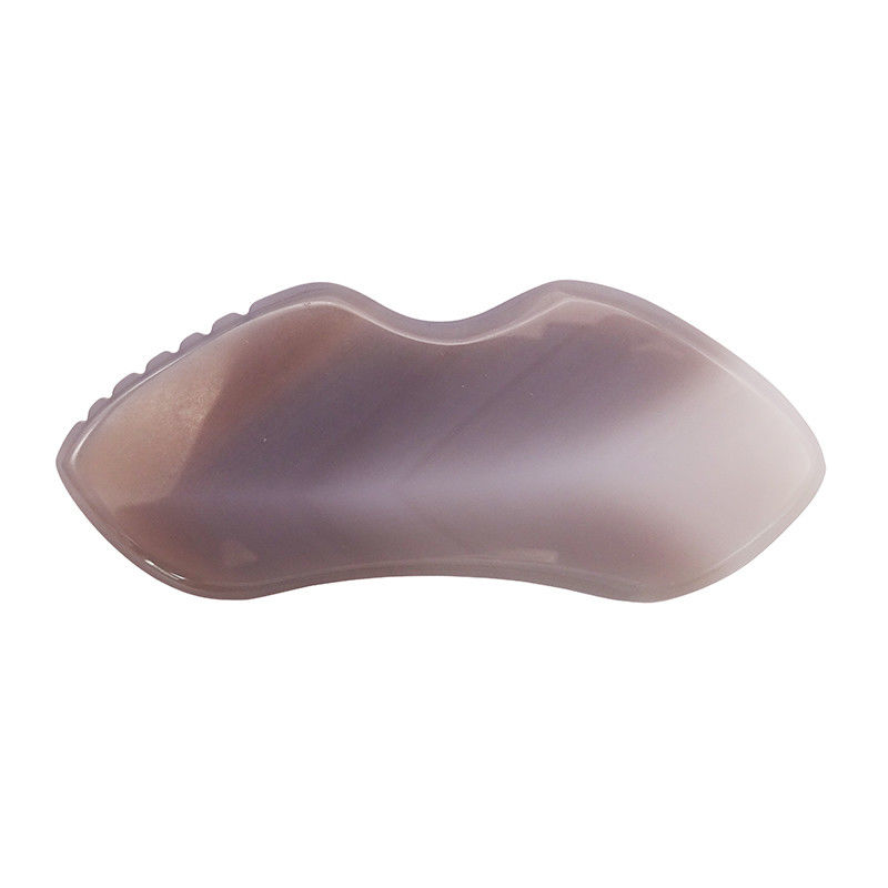 Tabla de Gua Sha de Ágata Natural para masaje corporal y tratamiento facial en terapia de acupuntura SPA