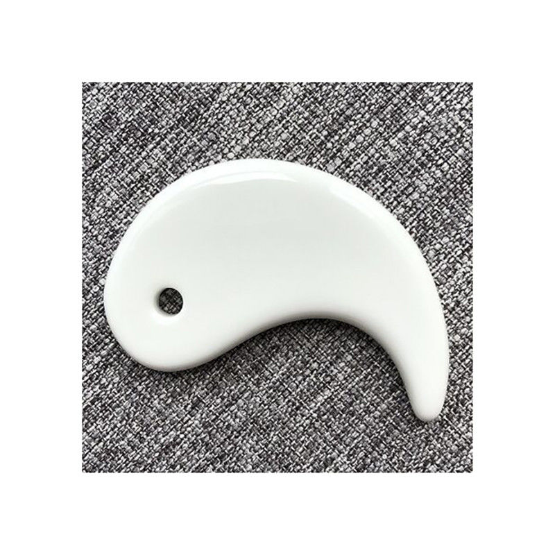 Herramienta cerámica profesional para el levantamiento de cara en V Gua Sha para masaje de línea de mandíbula y alivio de la rigidez muscular