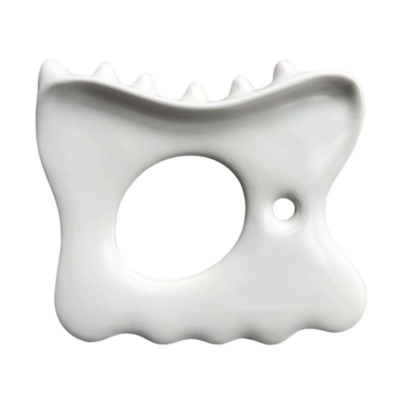 Alivia el estrés muscular y el dolor con el logotipo personalizado de la cerámica Gua Sha Tool.