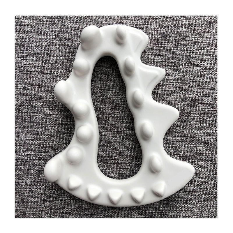 Masajeador Facial para rascarse el cuerpo Gua Sha para la función facial Herramienta de masaje cerámica Guasha