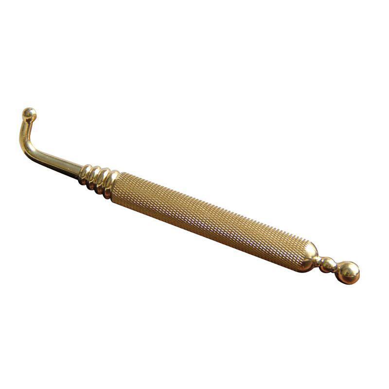 Herramienta de masaje de tejidos profundos relajante Pluma de acupresión manual de latón para reflexología Masajista de puntos de presión