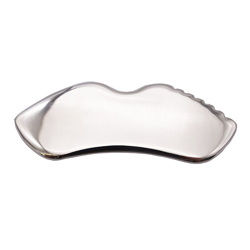 Masajeador facial herramienta de raspado de acero inoxidable portátil Gua Sha para el tratamiento SPA