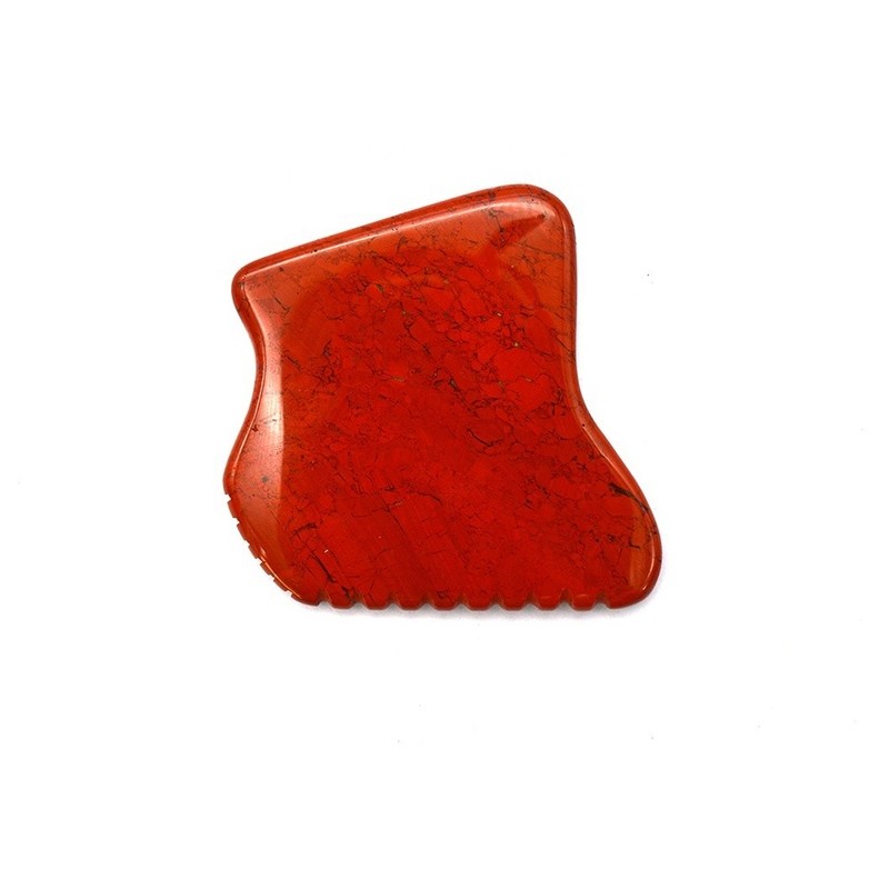 2024 Llegadas Red Jesper Gua Sha Herramienta de masaje para masaje corporal pulido Técnico y OEM ODM aceptación