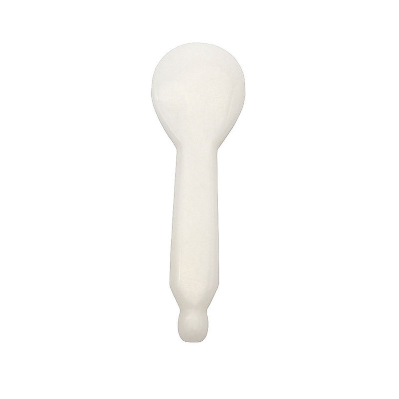 Bastón de masaje Gua Sha de Jade Blanco para masaje facial ocular y sonda de punto de acupuntura portátil